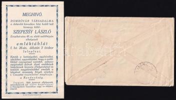 cca 1910 Szepessy László (1880-1915) tanár, költő, újságíró "Hiányzol" c. versének autográ...