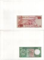 Vegyes 7db-os bankjegyes boríték tétel, mind különféle, közte: Szovjetunió, Sierra Leone, Maldív-szi...