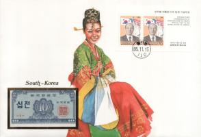 Vegyes 7db-os bankjegyes boríték tétel, mind különféle, közte: Szovjetunió, Sierra Leone, Maldív-szi...