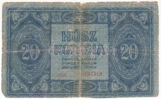 1919. július 15. 20K "1008 197310" T:Pr a két darab ragasztószalaggal ragasztva
Adamo K20