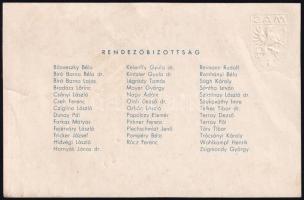 1940 Meghívó a Magyar Athletikai Club margitszigeti klubházában rendezendő álarcos jelmezes estélyre...