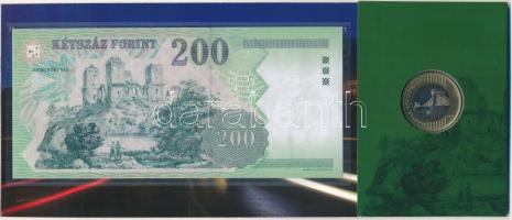 2009. 200Ft elsőnapi veret, sorszámozott "09792" díszcsomagolásban + 2006. 200Ft "FB&...