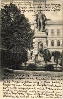 1910 Komárom, Komárnó; Klapka szobor / statue