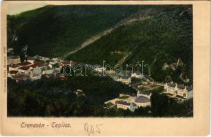 Trencsénteplic, Trencianske Teplice; Hermann Seibt 2898. (vágott / cut)