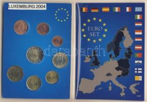 Luxemburg 2004. 1c-2€ 8klf db, kereskedői szettben T:1