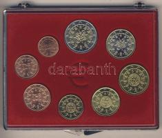 Portugália 2005. 1c-2€ 8klf db, kereskedői szettben T:1