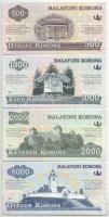 2012. 500 Balatoni Korona + 1000 Balatoni Korona + 2000 Balatoni Korona + 5000 Balatoni Korona. Mind...