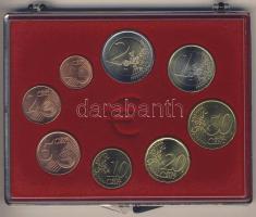 Portugália 2005. 1c-2€ 8klf db, kereskedői szettben T:1