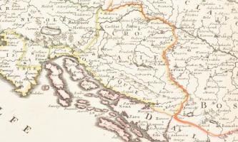 Hongrie, Transilvanie, E Sclavonie ...Magyarország és Erdély rézmetszetű térképe. Par le S. Sanson.....