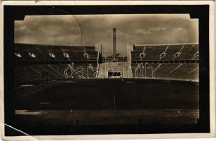 Olympische Spiele Berlin 1936. Reichssportfeld. Deutsche Kampfbahn. Blick auf den Glockenturm / 1936 Summer Olympics, Olympic venue. So. Stpl (EB)