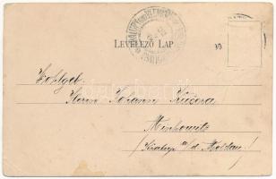 1905 Szombathely, Városrész, zsinagóga. Steiner testvérek kiadása (Rb)