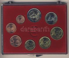 Finnország 1999-2004. 1c-2€ 8klf db, kereskedői szettben T:1