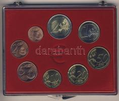 Luxemburg 2007. 1c-2€ 8klf db, benne "50 éves a Római Szerződés" kereskedői szet...