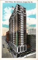 1933 Kansas City (Missouri), Hotel Phillips, 12th Baltimore, automobiles (EK)
