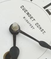Cuendet Constant Budapest falióra, felhúzó kulccsal, felesütős, nincs kipróbálva, szép állapotban, 6...