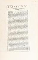 Tabula noua Candiae - Kréta szigetének későbbi színezésű rézmetszetű térképe. Fries, Lorenz / Ptolem...