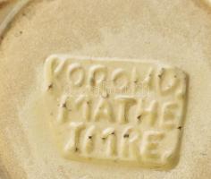 Máthé Imre korondi bokály, jelzéssel, kis kopással, m: 19 cm