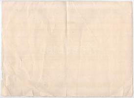 Jászladány 1911. "Jászsági Helyi Érdekü Vasut Részvénytársaság" elsőbbségi részvénye 200K-...