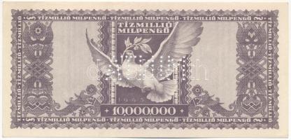 1946. 10.000.000MP hamis (?) "MINTA" perforációval T:AU