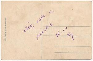 Kecskemét, Izraelita templom, zsinagóga, általános hitelbank, Neu Simon és Társa festékáruház üzlete...