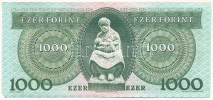 1996. 1000Ft "E 76558272" T:F szép papír Adamo F48