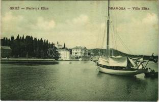 Gruz, Gravosa; Perivoja Elize / Villa Elisa, sailboat (fl)