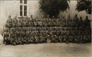 1912 Ljubljana, Laibach; I. Regt. zum Kampf um am Wanderpreis in Laibach 1912 / Austro-Hungarian K.u.K. military, group of soldiers. photo