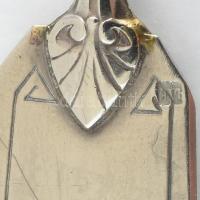 Ezüst (Ag) Art deco kés, jelzéssel, h: 18,5 cm, nettó: 35 g