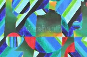 Szekeres József (1944-): Csendélet, 2012. Olaj, papír. Jelezve jobbra lent. 41,5x58,5 cm