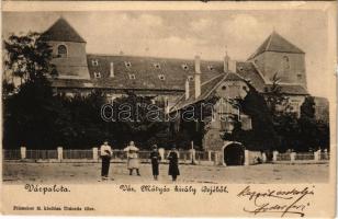 1905 Várpalota, Vár Mátyás király idejéből. Filszeker M. kiadása (EK)