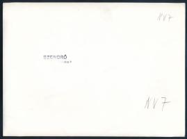 cca 1930-1940 Nagyvárad, városrészlet, Szendrő István (1908-2000) pecséttel jelzett fotója, 18×24 cm