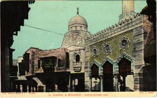 Milano, Milan; Esposizione di Milano 1906. Il Cairo a Milano. Arch. G. Galetti / Milan International Exposition