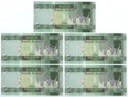 Dél-Szudán DN (2011) 1P (10x) sorszámkövetők "AK 8828961 - AK 8828970" T:UNC 
South Sudan...