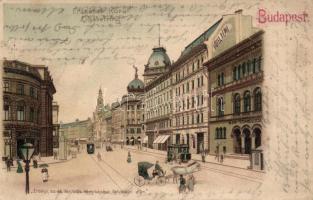 Budapest VII. Erzsébet körút Hotel Rémi litho
