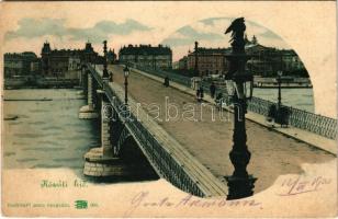 1900 Szeged, Közúti híd. Endrényi Imre kiadása (EB)