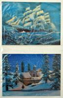 Kb 100 modern képeslap: 3-dimenziós lapok, mese, üdvözlők modern fotóalbumban