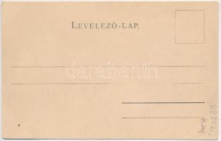 Komárom, Komárno; Tiszti kaszinó. Czike Dénes kiadása / casino (ázott / wet damage)