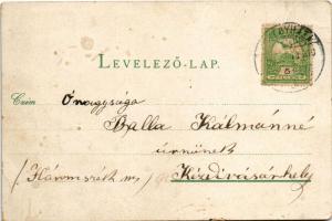 Thurzófüred, Kúpele Turzov (Gölnicbánya, Gelnica); Budapest villa, Fürdő vendéglő, étterem. Kiadja W...