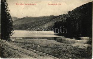 1910 Szomolnok, Schmölnitz, Smolník; Szomolnoki tó. Fried Miksa kiadása / lake (EM)