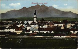 Késmárk, Kezmarok; teljes látkép. Reiner Miklós kiadása / general view