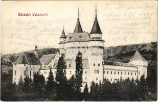 1908 Bajmócfürdő, Bojnické kúpele (Bajmóc, Bojnice); vár. Gubits B. kiadása 213. / castle / Bojnicky hrad (r)