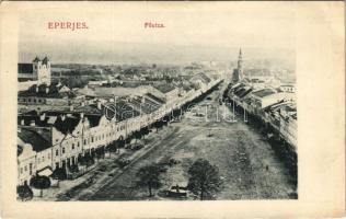 Eperjes, Presov; Fő utca. Divald Károly Fia kiadása / main street (EB)