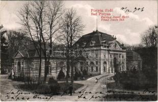 1906 Pöstyén, Pistyan, Piestany; Ferenc József fürdő / Franz Josefs Bad / spa, bath (EB)