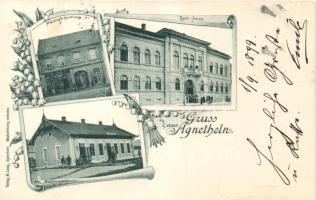 Szentágota with railwaystation