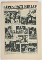 1923-1933 A Képes Pesti Hírlap 4 db cserkész jamboree témájú száma (angliai és gödöllői jamboree), fekete-fehér fotókkal, vegyes állapotban