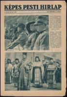 1928-1935 A Képes Pesti Hírlap 15 db száma, számos fekete-fehér fotóval, vegyes állapotban