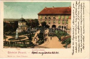 1901 Pécs, Erzsébet sétatér. Özv. Tausz Vilmosné kiadása (EK)