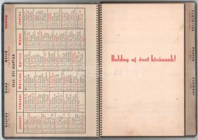 1942, 1943 Deichsel reklámos asztali naptárak 2 db, jó állapotban, kitöltetlen