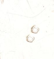 Ezüst(Ag) óra, jelzett, működik, kopásnyomokkal, 3,5×5,5 cm, bruttó: 32 g