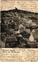 1902 Pécs, Fünfkirchen; Havi hegy. Blancz József kiadása (EK)